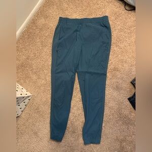 Eddie Bauer First Ascent teal joggers size 10 Tall